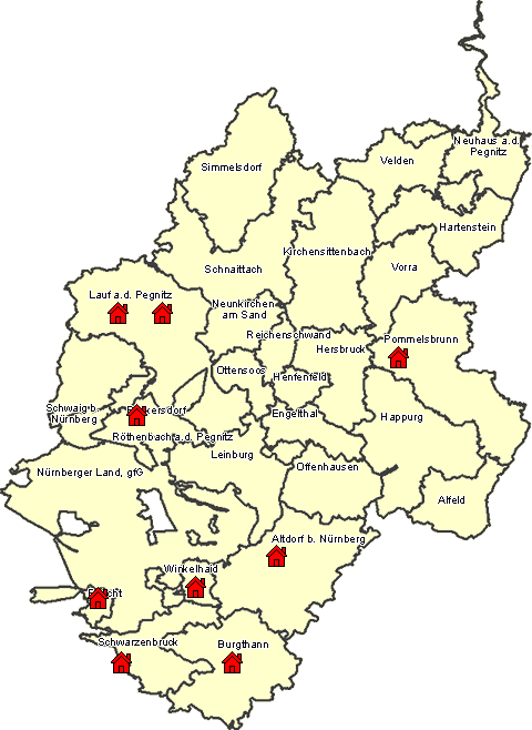 Karte Kurzzeitpflegepltze